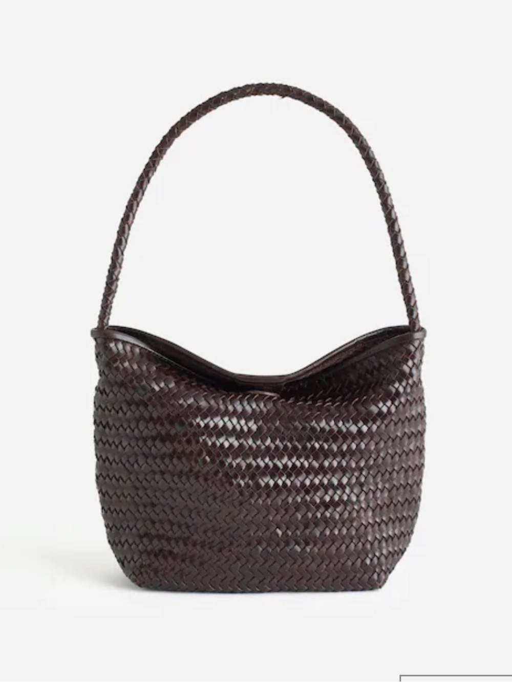 Madewell woven bag in coffee bean